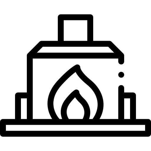 Incineration oil flaming nature icon