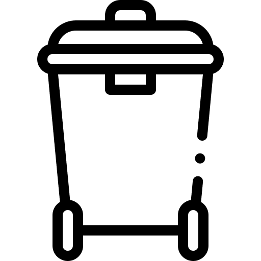 Waste bin waste bin recycle bin can icon