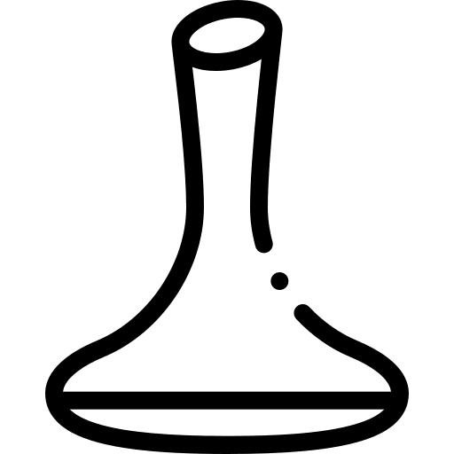 Decanter beverage decanter glass icon