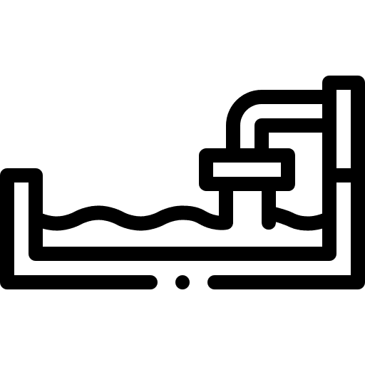 Sewage contamination waste water water pollution icon