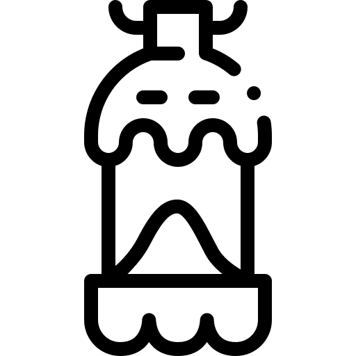 Water bottle recycle zero waste drinking icon