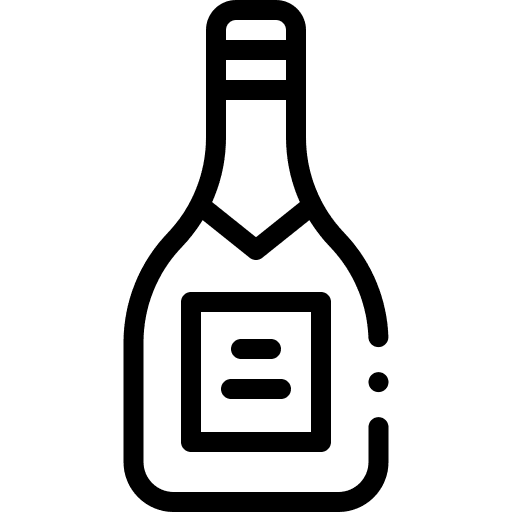 Champagne drink food and restaurant alcohol icon