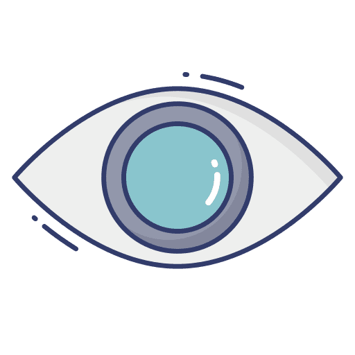 Eye watching view eye icon