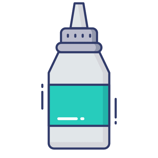 Eye dropper bottle medicine healthcare and medical icon