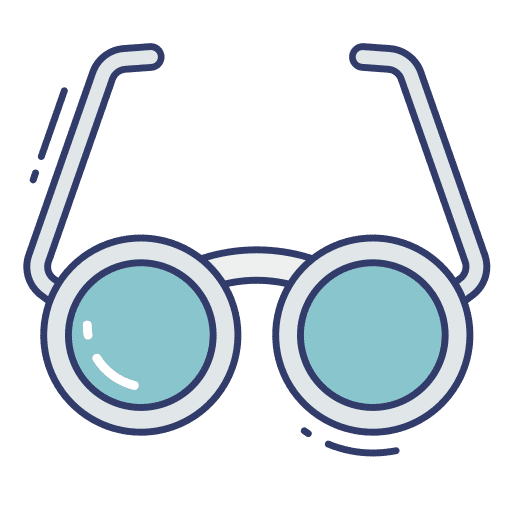 Eyeglasses fashion protection eyewear icon