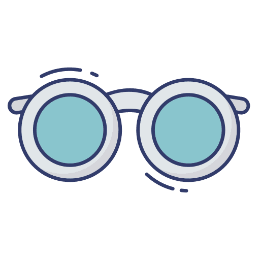 Eyeglasses protection fashion eyeglasses icon