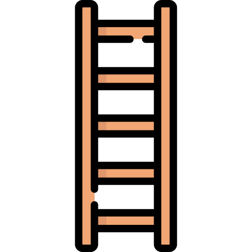 Stairs ladder carpentry stairs icon