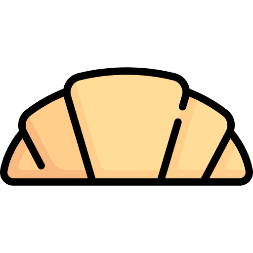 Croissant croissant french food and restaurant icon