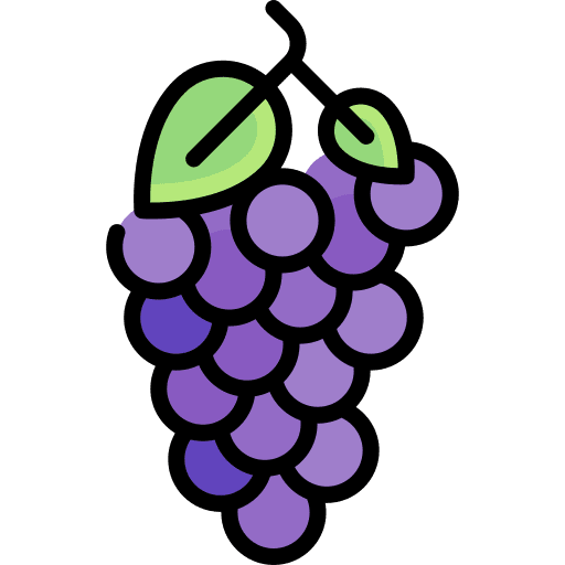 Grapes grapes food and restaurant fruit icon