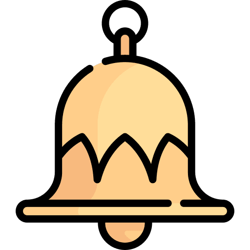 Bell church percussion instrument music icon