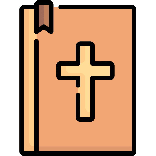 Bible catholic book religion icon