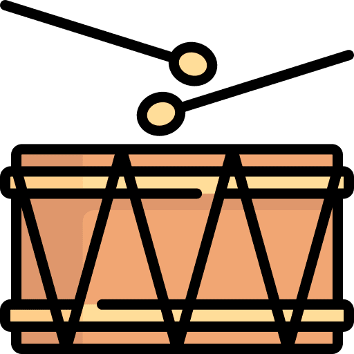 Drum orchestra percussion drum icon