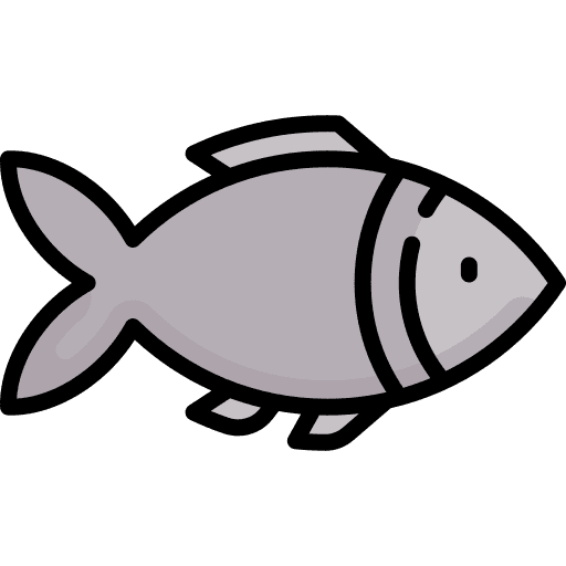 Fish fish diet organic icon