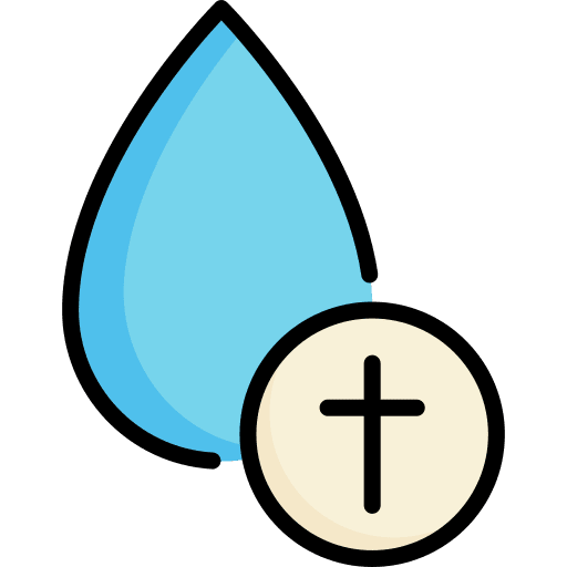 Holy water holy water religion christianity icon