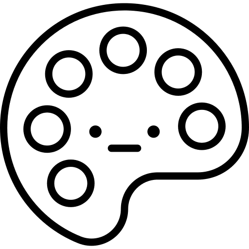 Color palette color palette paintbrush art and design icon