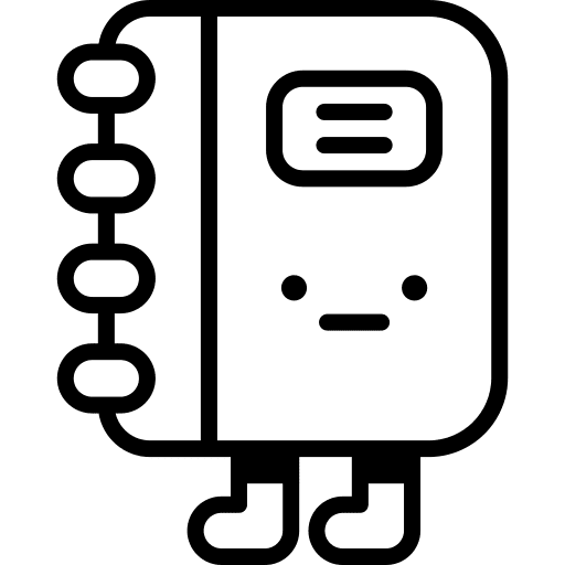 Notebook bookmark business notebook icon