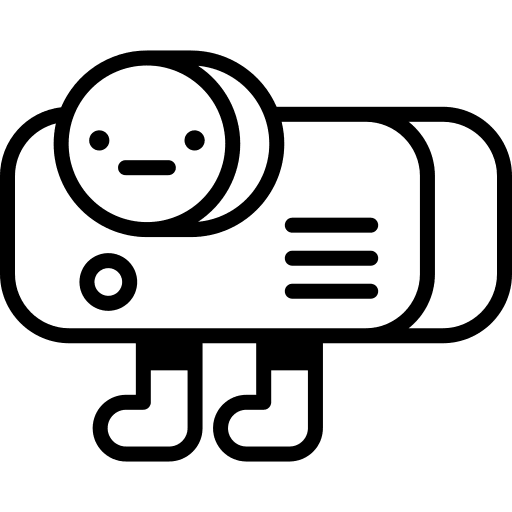 Projector technology media device icon