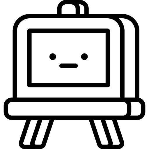 Blackboard whiteboard presentation blackboard icon