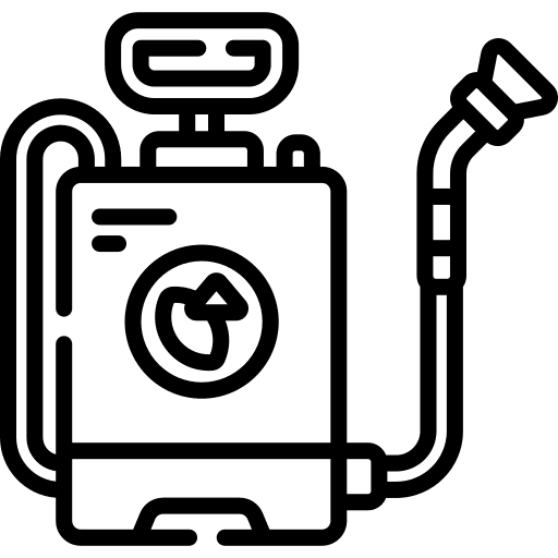 Pesticide insect termite farming and gardening icon