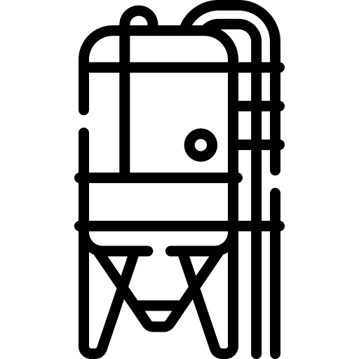 Silo structure farm house agriculture icon