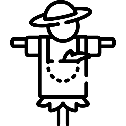 Scarecrow scarecrow agriculture garden icon