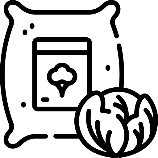 Seeds organic sack plant icon