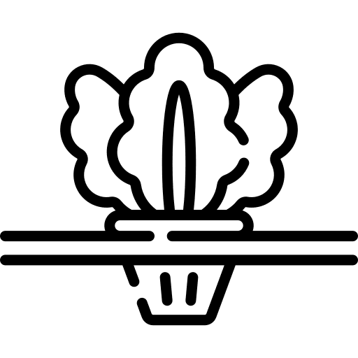 Vegetable farming plant pot greenhouse icon