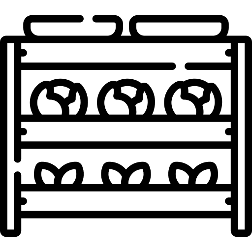 Vegetables rack vegetables garden icon