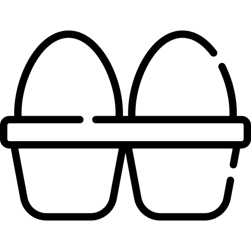 Egg carton egg carton organic food tray icon