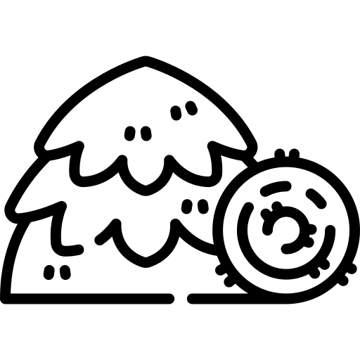 Haystack farming and gardening nature straw icon