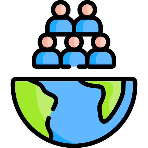 Earth earth earth grid user icon