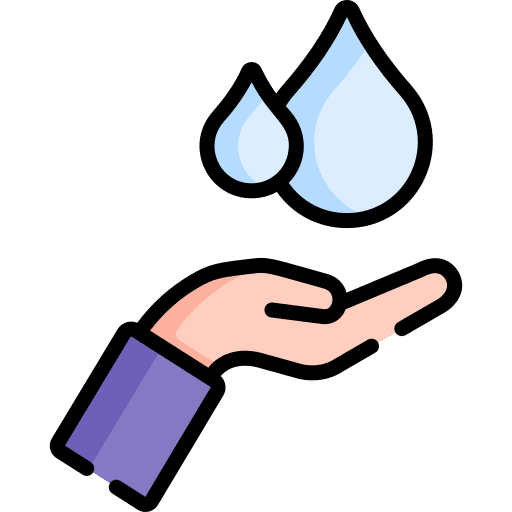Save water battery level save water ecology and environment icon