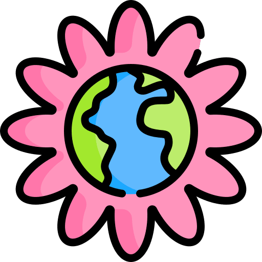 Earth ecology and environment day globe icon