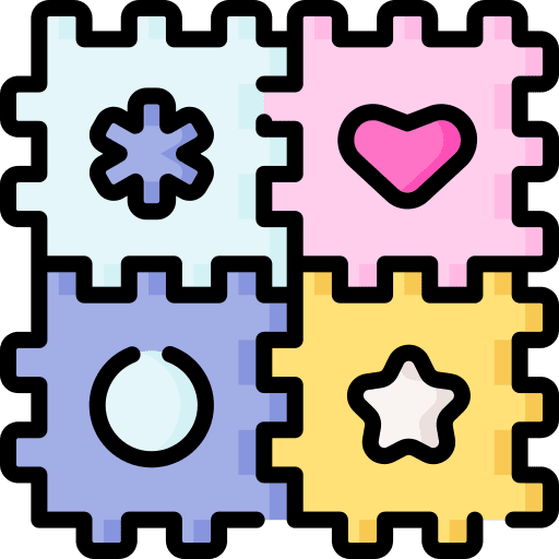Play accessory puzzle shapes icon