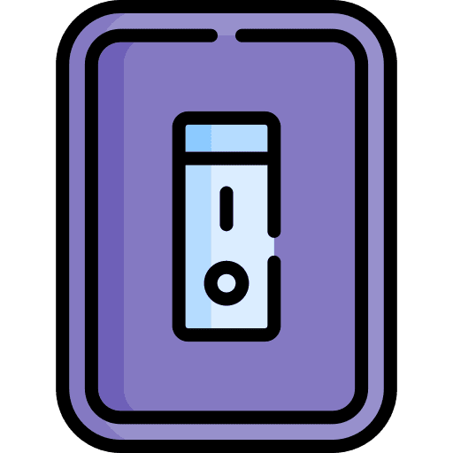 Switch off control switch off electronics icon