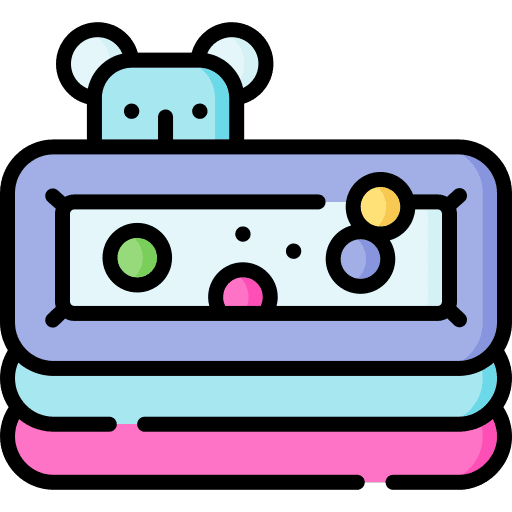 Pool bath tub baby tub baby icon