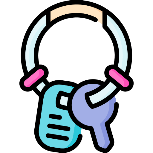 Teether beanbag baby toy kid icon