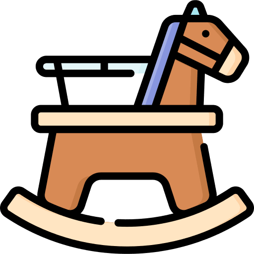 Rocking horse rocking horse childhood rocking icon