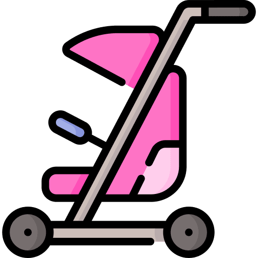 Stroller infant baby stroller baby carriage icon