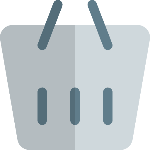 Basket commerce and shopping basket shop icon