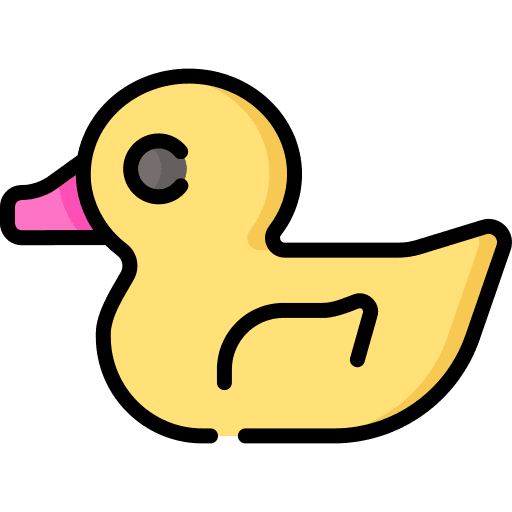 Rubber duck childhood animals rubber duck icon