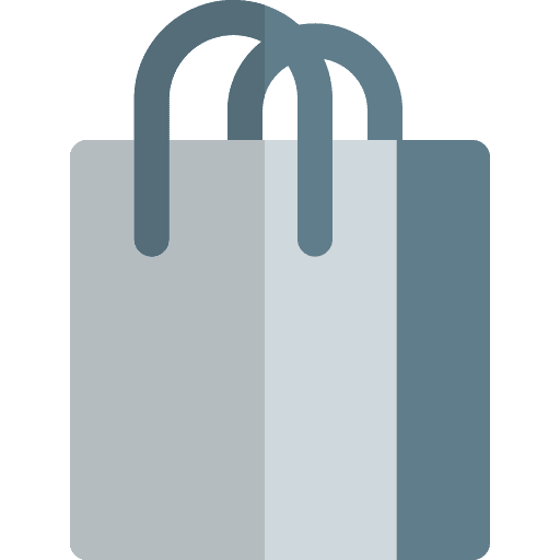 Shopping bag commerce and shopping shopping center shopping bag icon