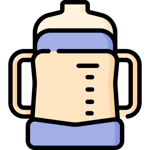 Sippy cup feeding kitchen baby icon