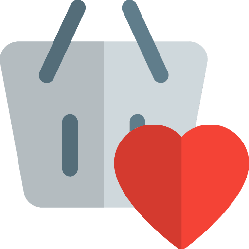 Favorite shopping center supermarket shop icon
