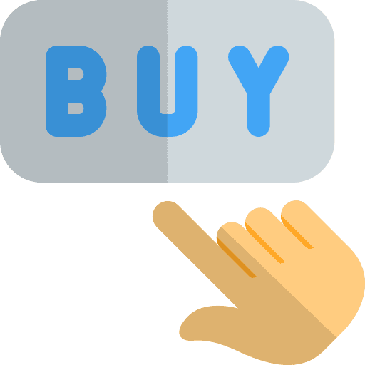 Click online shop commerce and shopping shopping cart icon