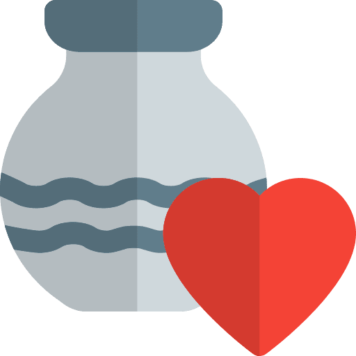 Favorite decoration adornment heart icon