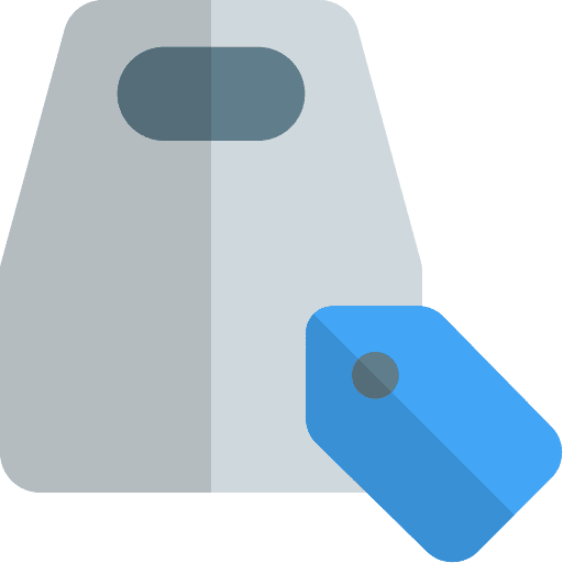 Label label shipping and delivery take away icon