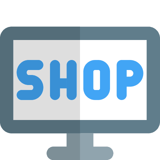 Online shopping ecommerce online shopping computer icon