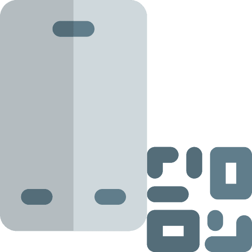 Qr code electronics qr code smartphone icon