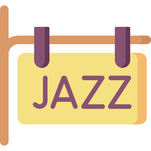 Jazz signaling jazz signboard icon